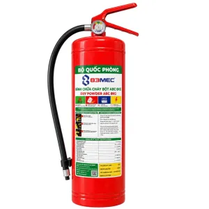 Bình chữa cháy 83MEC/ Bộ Quốc Phòng bột ABC 4Kg (Tem kiểm định)