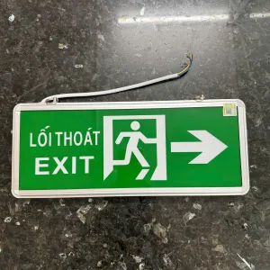 Đèn Exit (TQ) 2 mặt - mẫu 1 hướng 1 Den Exit TQ mau chi 1 huong 2