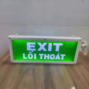 Đèn exit chỉ dẫn thoát nạn KENTOM KT120 (Tem PCCC) 1 Den exit chi dan thoat nan Kentom KT120 2