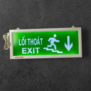 Đèn exit chỉ dẫn thoát nạn KENTOM KT120 (Tem PCCC) 3 Den exit chi dan thoat nan Kentom KT120 4