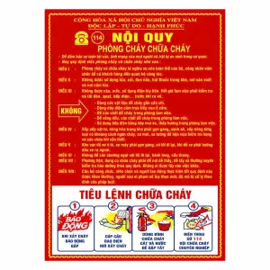 Nội quy tiêu lệnh kết hợp mica