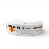 Vòi chữa cháy 83MEC/ Bộ Quốc Phòng D65-20M-1.6MPA (Tem kiểm định) 3 Vòi chữa cháy màu trắng cuộn tròn, nhìn ngang cuộn vòi